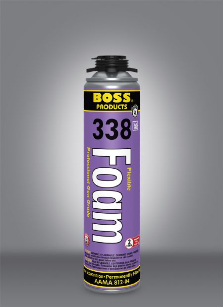 Boss 338 Flexible Foam Gun Grade (12/case) - Hall of Fame Tool