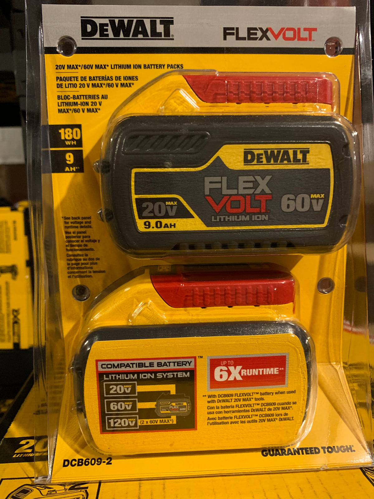 DEWALT DCB609-2 60V BATTERY 2-PACK